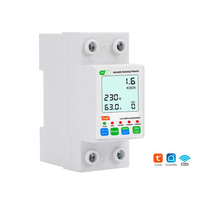 WiFi meter with protection and ON/OFF